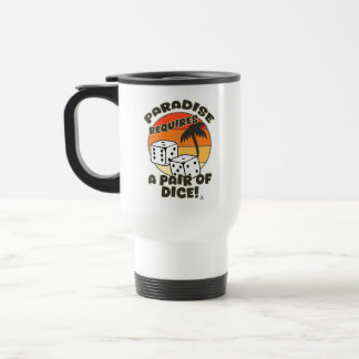 Pair Of Dice Fun Boardgamer Life Design Travel Mug