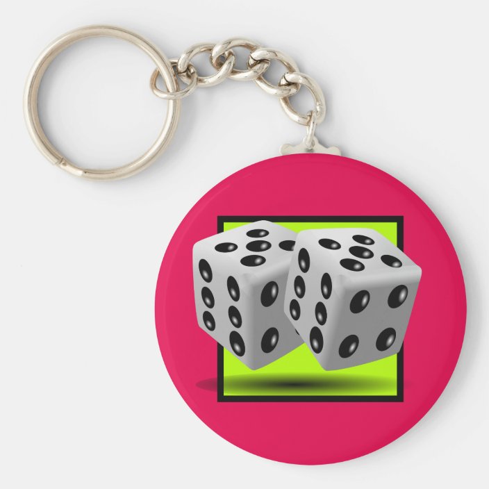 dice keychain