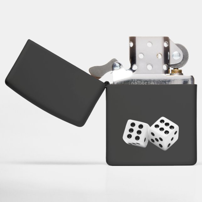 Pair of Dice Zippo Lighter (Opened)