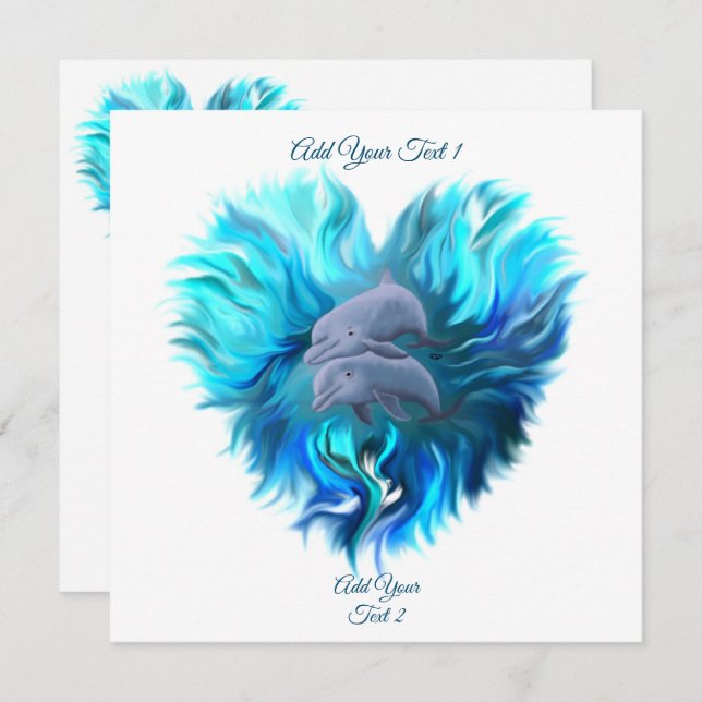 Pair of Dolphins (Front/Back)