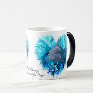 Pair of Dolphins Color Morph Mug