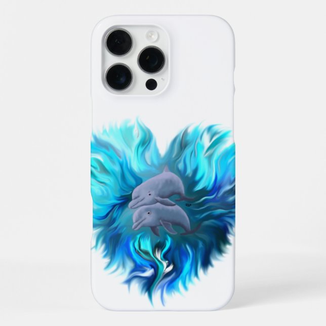 Pair of Dolphins iPhone Case (Back)