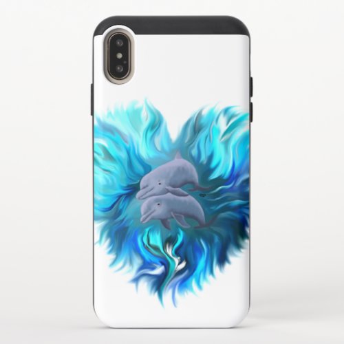 Pair of Dolphins iPhone XS Max Slider Case