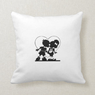 Pair of enamored throw pillow
