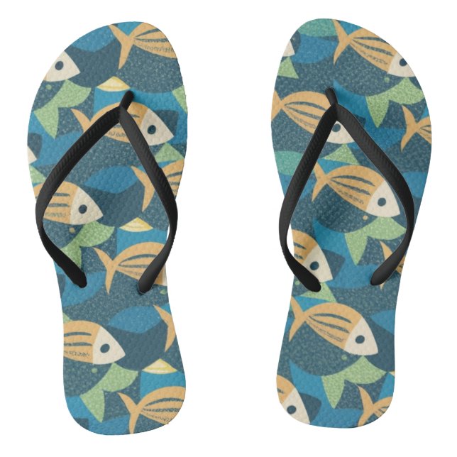 Pair of Flip Flops,fishes Flops (Footbed)