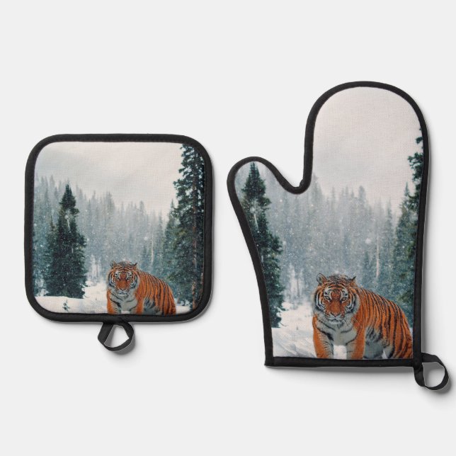 Pair of Flip Flops Oven Mitt & Pot Holder Set (Front)