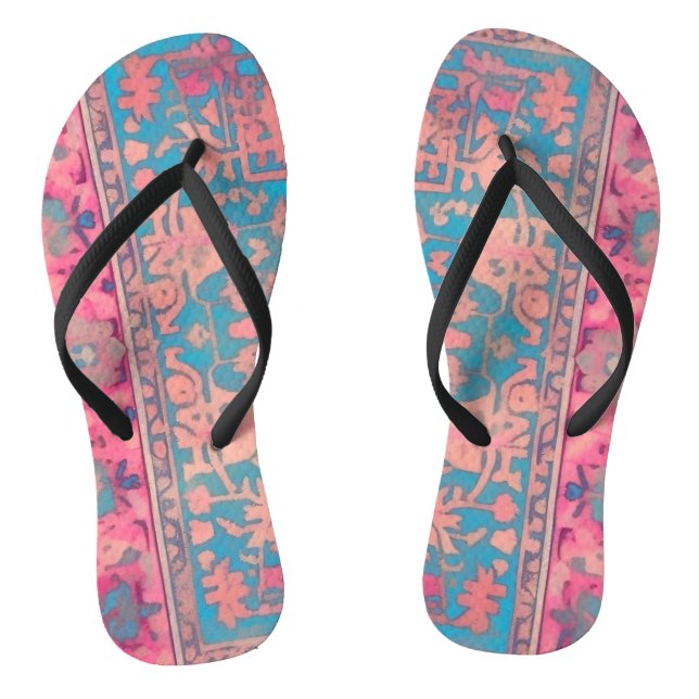 Pair of Flip Flops Persian style (Footbed)