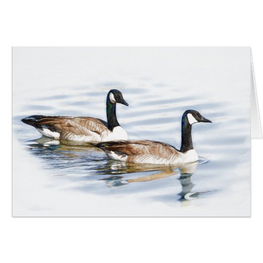 Pair of Geese (Front Horizontal)