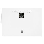 pair of grey wolves cards (Back Horizontal)