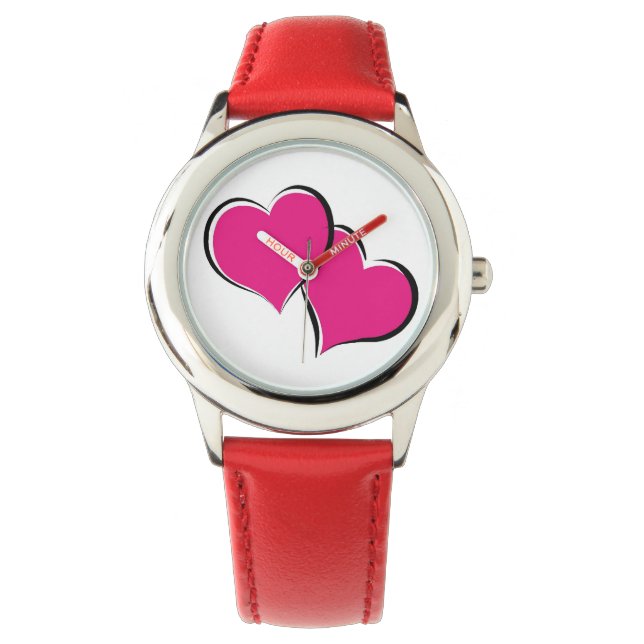 pair of hearts watch (Front)