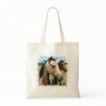 Pair of Horses Small Canvas Bag