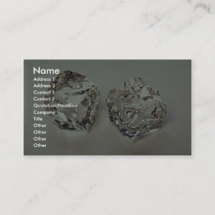 Pair of Ice cubes Business Card