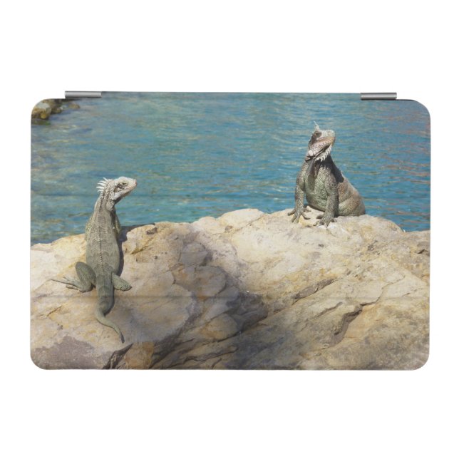 Pair of Iguanas Tropical Wildlife Photography iPad Mini Cover (Horizontal)