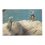 Pair of Iguanas Tropical Wildlife Photography Placemat