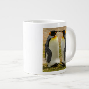 Pair of King Penguins, Falklands Giant Coffee Mug