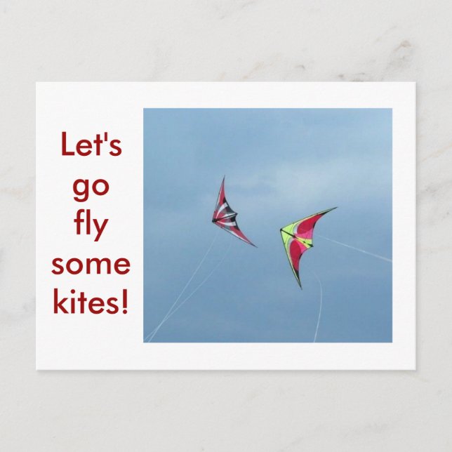 Pair of Kites Postcard (Front)