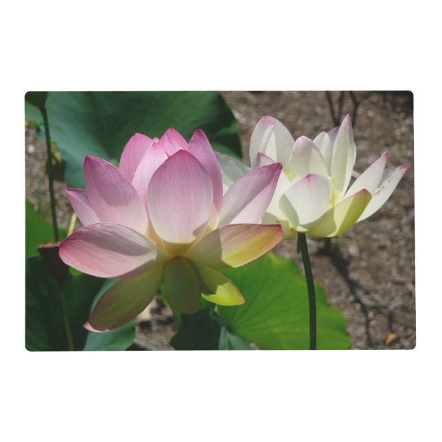 Pair of Lotus Flowers I Placemat (Front)