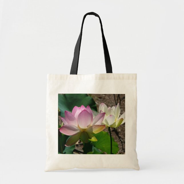 Pair of Lotus Flowers I Tote Bag (Front)