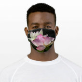 Pair of Lotus Flowers II Adult Cloth Face Mask (Worn)
