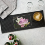 Pair of Lotus Flowers II Bar Mat