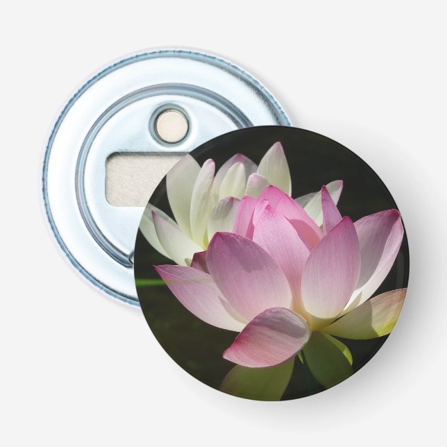 Pair of Lotus Flowers II Bottle Opener (Front)