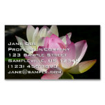 Pair of Lotus Flowers II Business Card Magnet