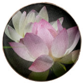 Pair of Lotus Flowers II Chocolate Covered Oreo (Front)