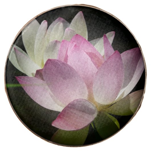 Pair of Lotus Flowers II Chocolate Covered Oreo (Front)