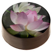 Pair of Lotus Flowers II Chocolate Covered Oreo (Angled)