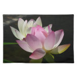 Pair of Lotus Flowers II Cloth Placemat