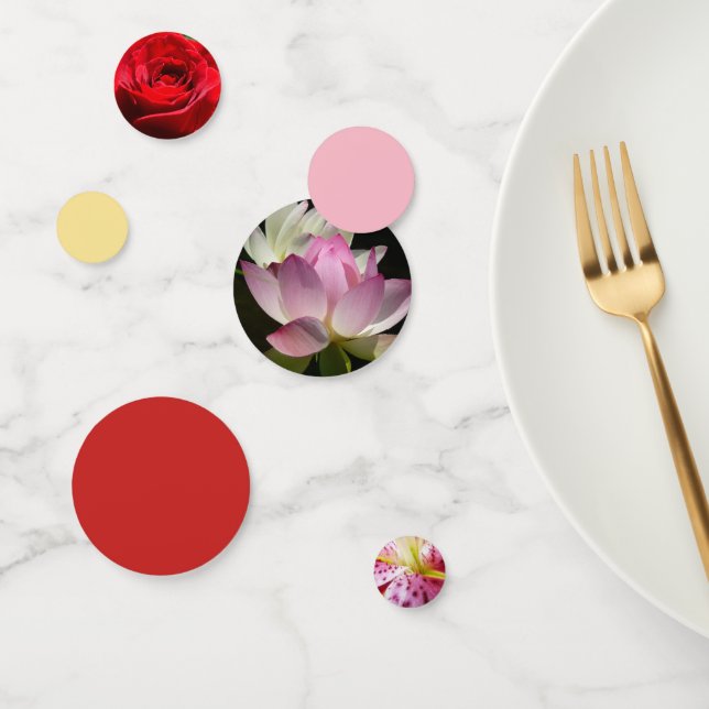 Pair of Lotus Flowers II Confetti (Group)