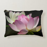 Pair of Lotus Flowers II Decorative Pillow