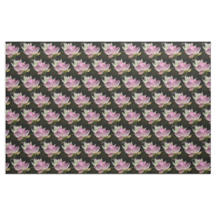Pair of Lotus Flowers II Fabric
