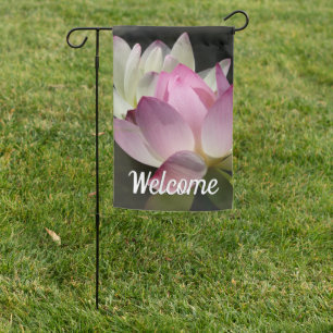 Pair of Lotus Flowers II Garden Flag