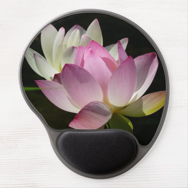 Pair of Lotus Flowers II Gel Mouse Pad (Front)