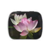 Pair of Lotus Flowers II Jelly Belly Tin (Top)