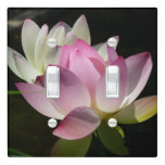 Pair of Lotus Flowers II Light Switch Cover