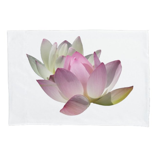 Pair of Lotus Flowers II Pillow Case (Front)