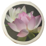 Pair of Lotus Flowers II Sugar Cookie