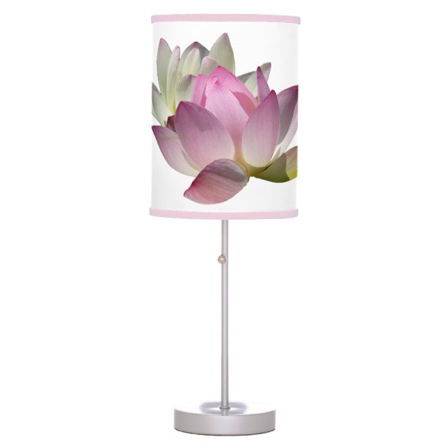 Pair of Lotus Flowers II Table Lamp (Front)
