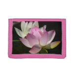 Pair of Lotus Flowers II Tri-fold Wallet