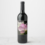 Pair of Lotus Flowers II Wine Label