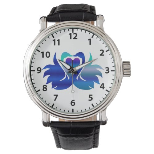 Pair of loving swans Hansa puuttuwa  Watch