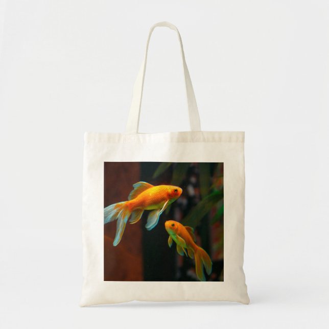 Pair of Lucky Goldfish Tote Bag (Front)