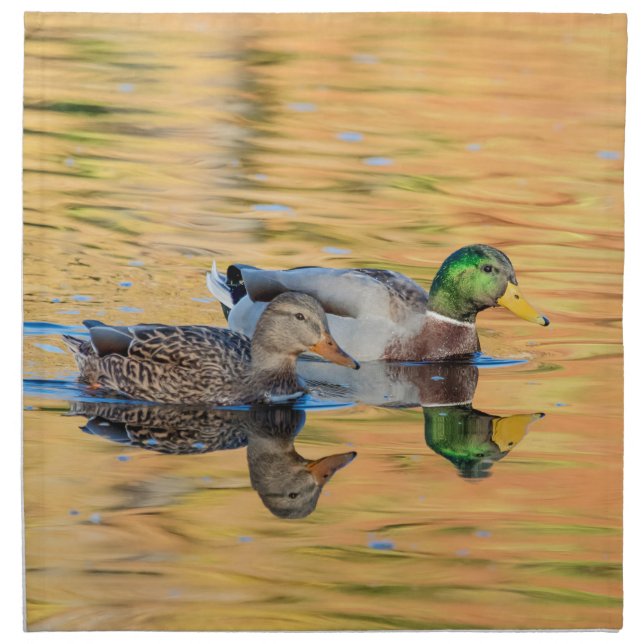 Pair of Mallards Napkin (Front)