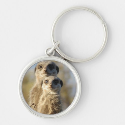 Pair of Meerkats Keychain