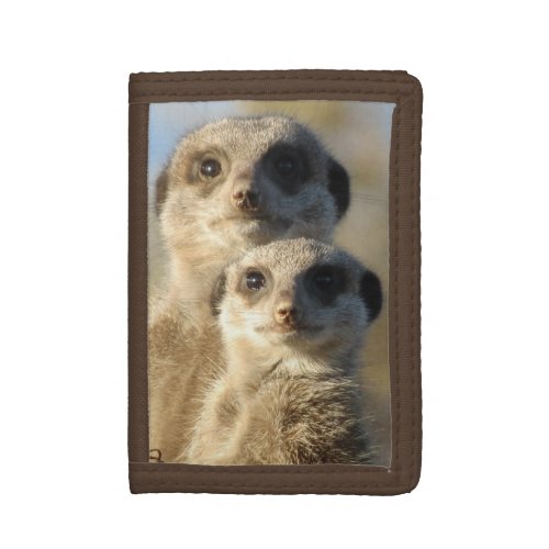 Pair of Meerkats Tri_fold Wallet