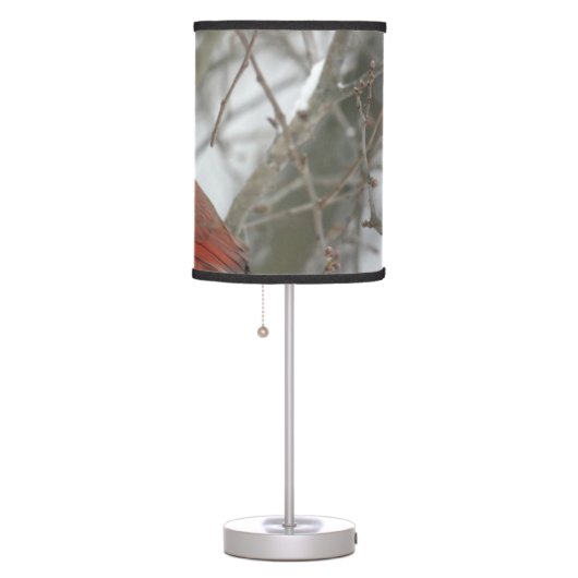 Pair Of Northern Cardinals Table Lamp (Right)