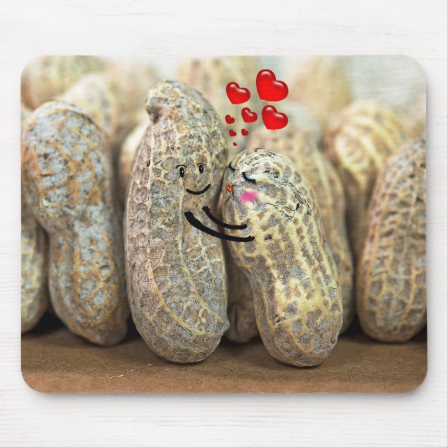 Pair of Peanuts Love Mouse Pad (Front)
