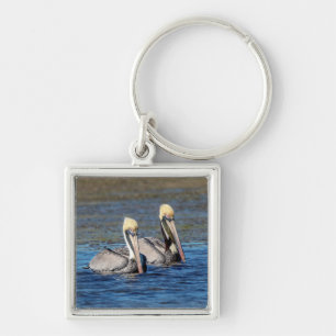 Pair of Pelicans Keychain